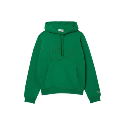 Зеленые мужские свитшоты LACOSTE Collaboration