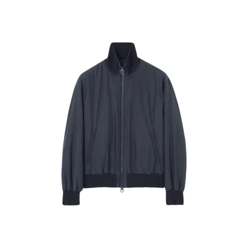 Loro Piana SS25 Куртки и Пальто Мужской Морской Синий