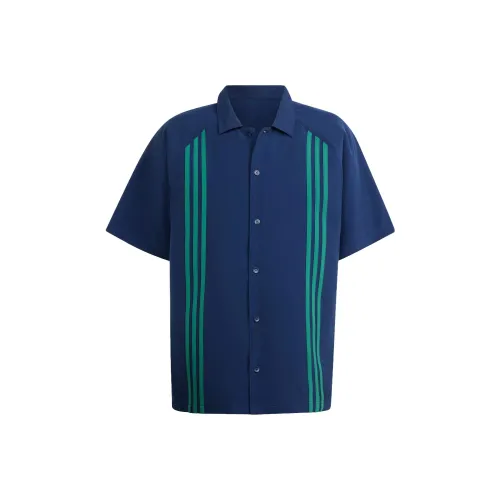 Adidas Originals Adidas Originals X Korn Co Branded Series HACK Рубашка Мужская Темно-синяя