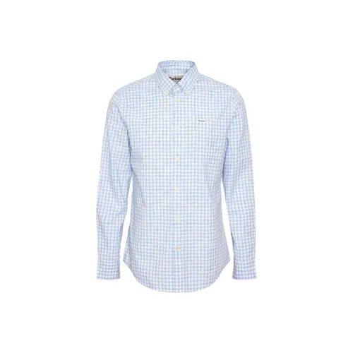 BARBOUR Светло-синие мужские рубашки