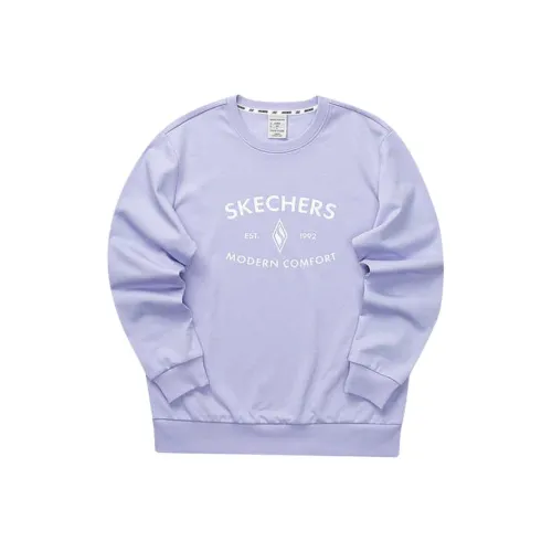 Skechers Yazhuan Series Толстовка Унисекс Сладкий Лавандовый