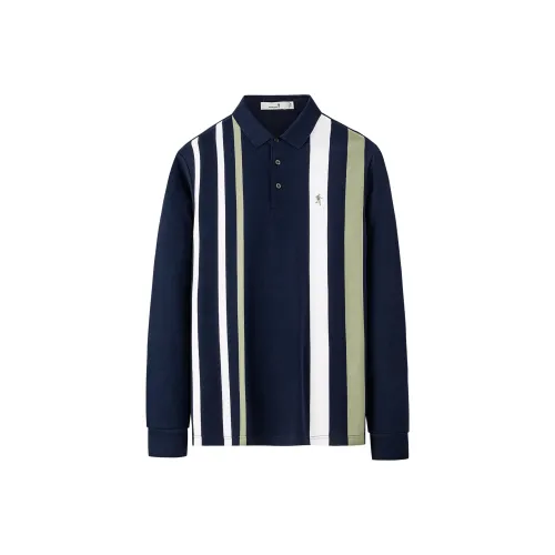 Поло Dance with Wolves Мужское Темно-синий