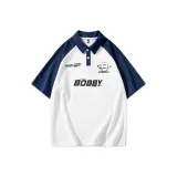 Белый с джинсовым синим.