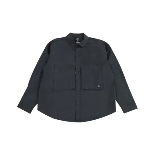 Конверс Черные Унисекс Рубашки