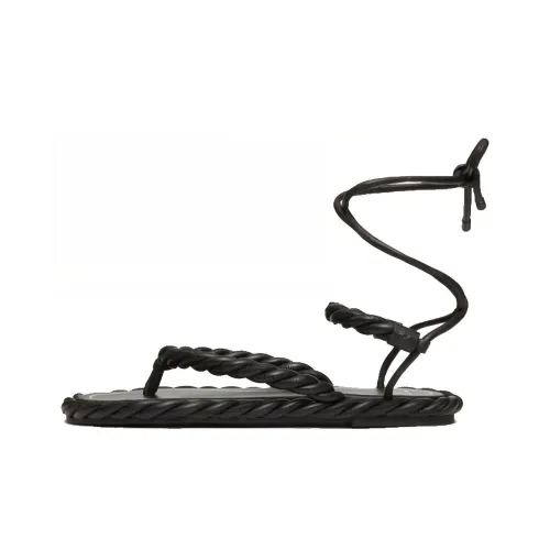 Valentino The Rope One Ремень Сандалии Женские Черные