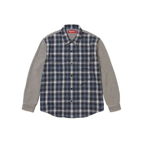 Supreme FW23 WEEK18 Клетчатая Фланельная Рубашка Унисекс