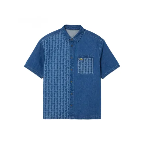 LACOSTE Collaboration SS25 Рубашка Мужская 2GF Синий