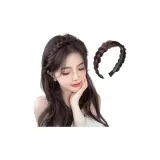 Рыбья кость Косичка Перука [Темно-кофейный]