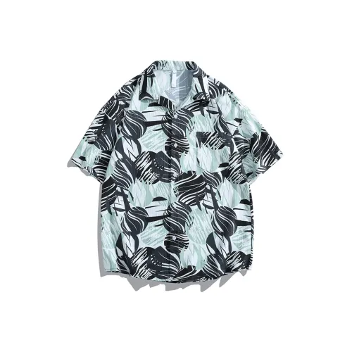 TIMD Гавайи Черный Унисекс Рубашки