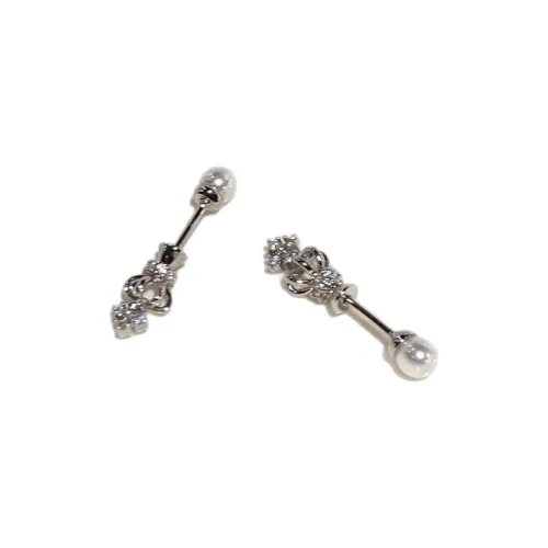 Серьги из сплава с цирконием Vegetarian женские