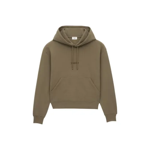 SAINT LAURENT SS25 Толстовка Мужской Хаки