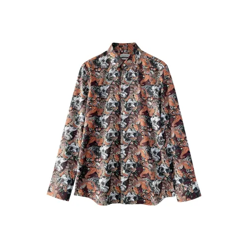 FACECITY Рубашка Мужская Golden Gluttony Благословение Красный