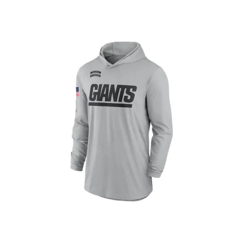 nike Dri FitNFL New York Giants Salute To Service Edge Талисман LOCKUP Толстовка Мужской Серый