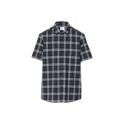 Burberry Мужские Синие Рубашки