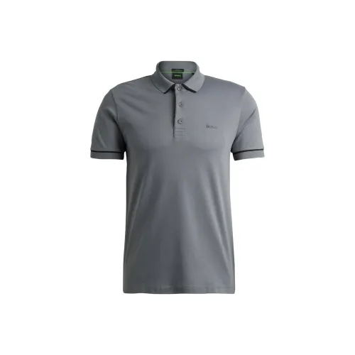 Hugo Boss Серый Мужской Поло