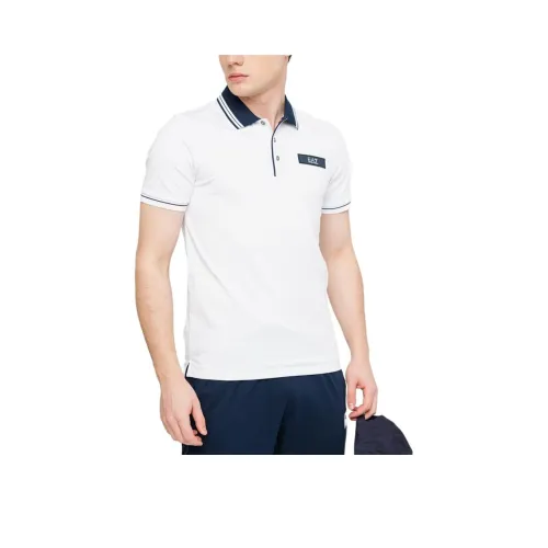 EMPORIO ARMANI EA7 Поло Мужское Белое