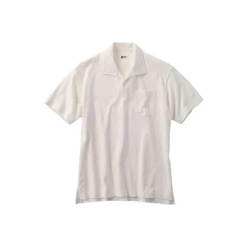 UNIQLO Белая Мужская Рубашка Поло