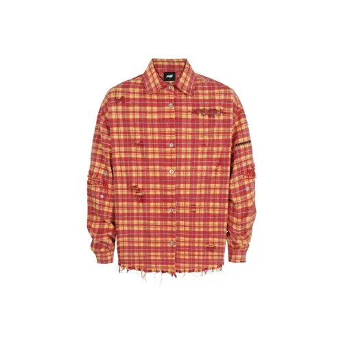 ANTIDOTE WORLDWIDE Рубашка Унисекс Красная Клетка