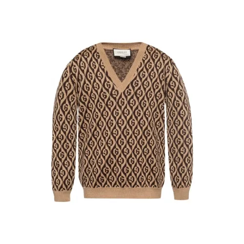 GUCCI Коричневые Мужские Свитера