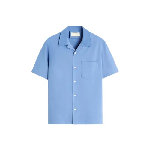 ZARA Blue Men's Shirts ZARA Синие Мужские Рубашки