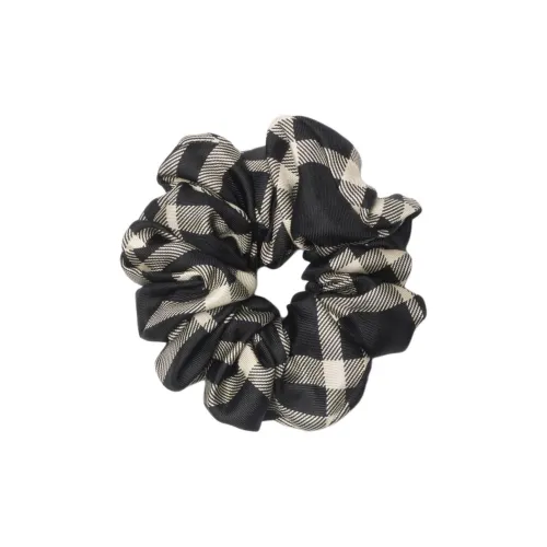Burberry Резинка Для Волос Из Шелка В Клетку Резинка Для Волос Из Шелкового Твила В Клетку Burberry Check