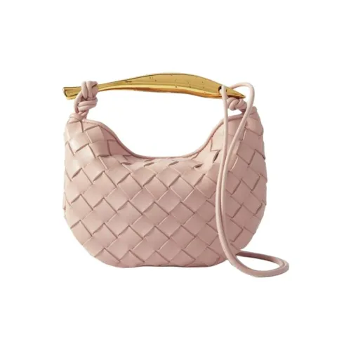 Bottega Veneta Sardine Овчина Сумка через плечо Сумка Женская Розовая