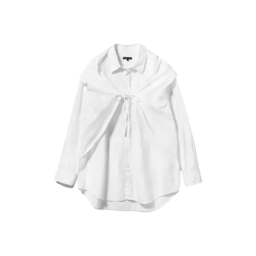 ENGINEERED GARMENTS SS24 Белая унисекс рубашка