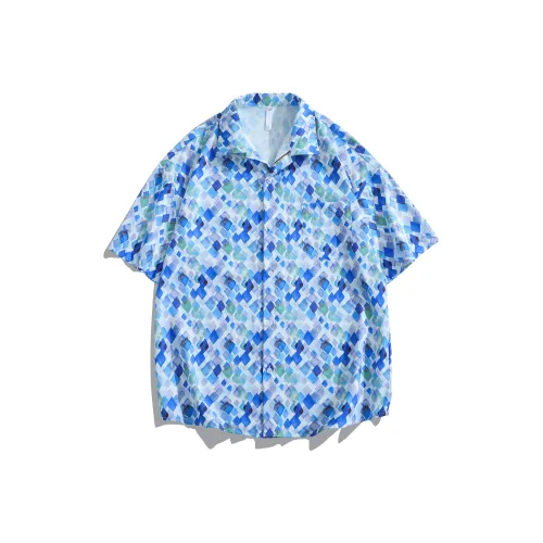 MOPE Klit Синий Унисекс Рубашки