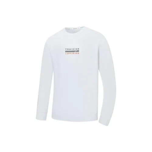 XTEP Pearl White Men's Sweatshirts