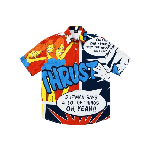 The Simpsons Рубашка Унисекс F37U Многоцветный