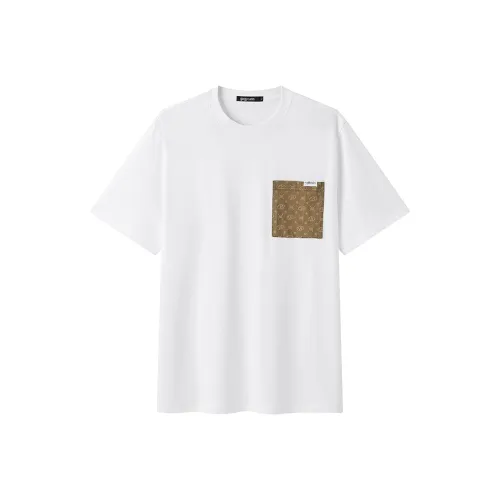 Gxg Jeans Белый Мужской T-Рубашки