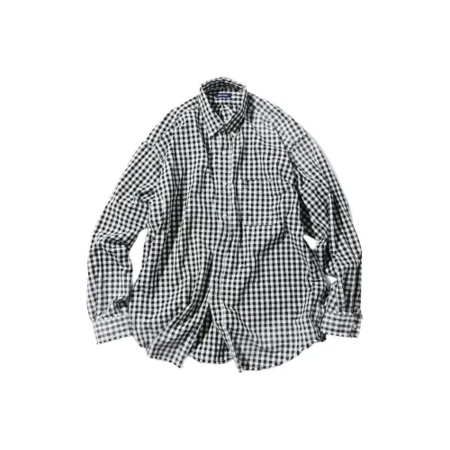 NAUTICA Рубашка Мужская Черно-Белая