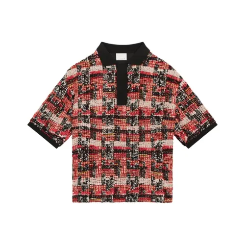 ISABEL MARANT ETOILE SS24 Поло Мужское Перламутрово-Розовый Бежевый