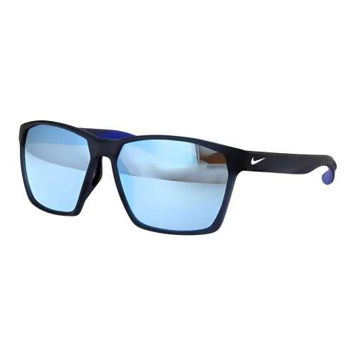 Nike Ацетат Прямоугольные Солнцезащитные очки Женские Синие