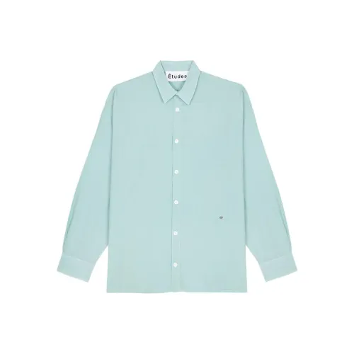 Études Светло-Синие Мужские Рубашки
