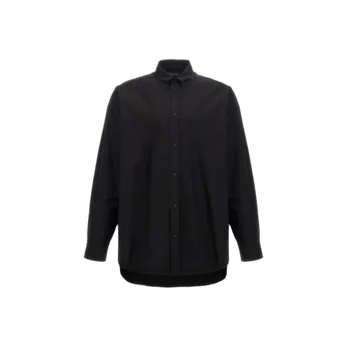 Balenciaga Рубашка Стандартная Мужская Черная