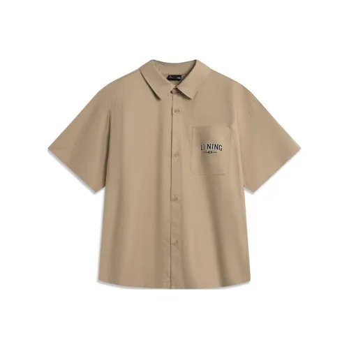 LINING Weekend youth Рубашка Мужская Аутентичная Хаки