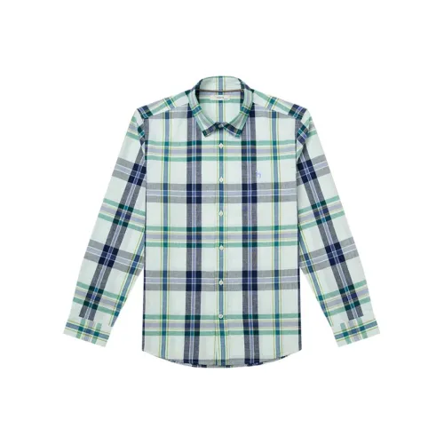 HAZZYS Зеленый Gr Мужские Рубашки