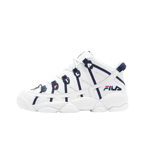 FILA Stackhouse Spaghetti Баскетбольные кроссовки MID Топ Белый Мужской