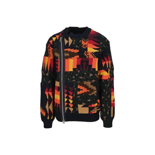 Sacai Совместный бренд Многоцветные Мужские Свитера