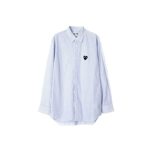 CDG Play Рубашка Мужская Светло-Синяя