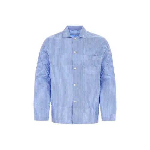 TEKLA Blue Men's Shirts TEKLA Синий Мужские Рубашки