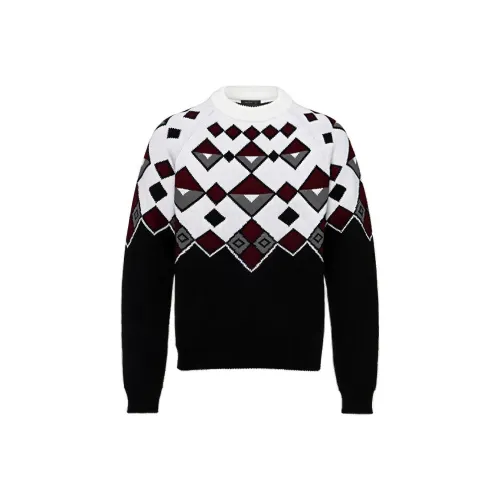 PRADA Мужские черные свитеры