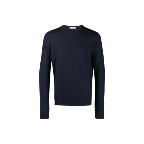 JIL SANDER Синие Мужские Свитера