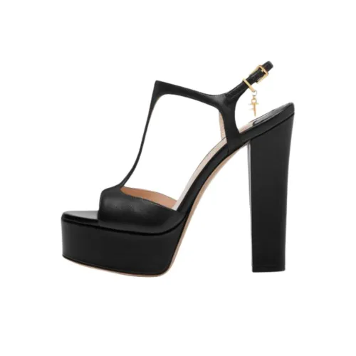 TF Angelina one Ремень Сандалии 13cm Женские Черный