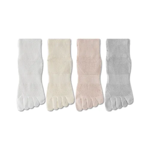 AUGUST Туфли для носков женские 4 упаковки смешанные цвета