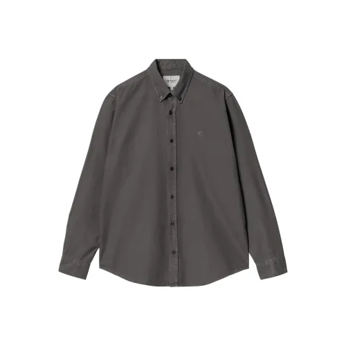 Carhartt WIP Bolton Рубашка Мужская Graphite