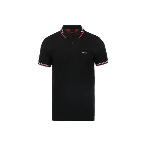 Hugo Boss SS24 Поло Мужское Черное