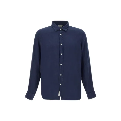 WOOLRICH Темно-синие мужские рубашки