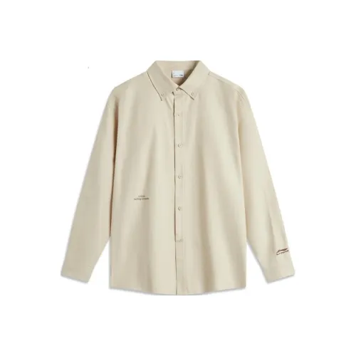 LINING Sports Life Collection Рубашка Унисекс Light Молочно-Коричневый